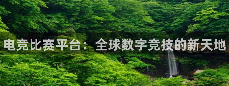 易游电竞平台：电竞比赛平台：全球数字竞技的新天地